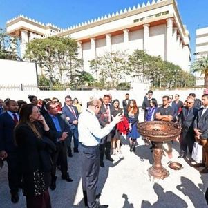 Representantes do direito também fizeram tour pelo Templo