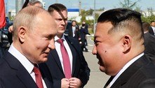 Kim Jong-un diz a Putin que a Rússia vencerá a Ucrânia para 'castigar a reunião do mal'