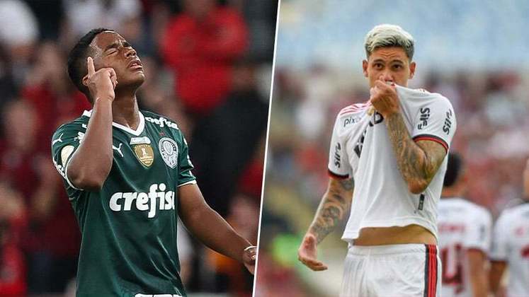 Endrick (Palmeiras) x Pedro (Flamengo)