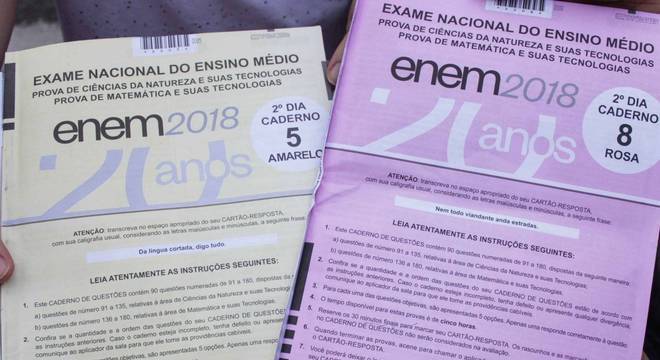 Resultado das provas do Enem 2018 foram divulgados na manhã desta sexta-feira (18)