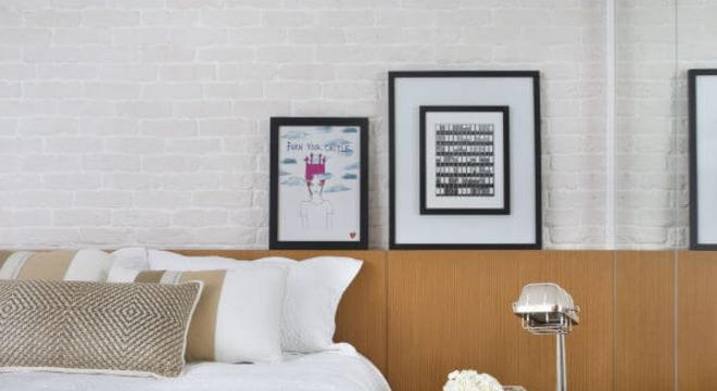 Enfeites minimalistas para quarto de casal