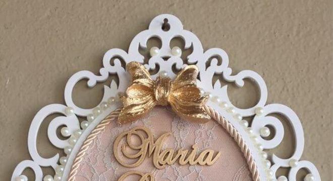 Enfeites para porta de quarto de bebê