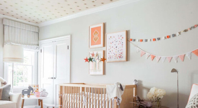 Enfeites para quarto de bebê neutro