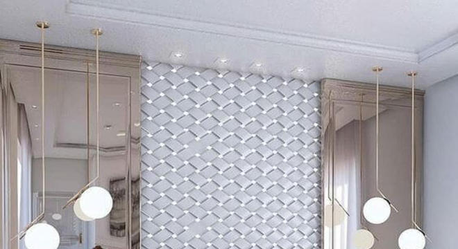 enfeites para quarto de casal espelhados