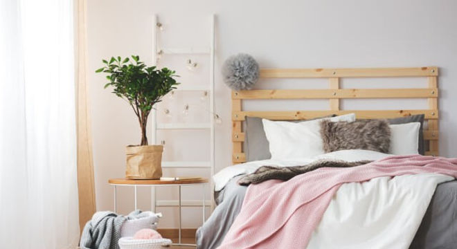 Enfeites para quarto de casal neutro