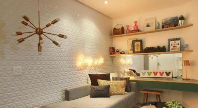 Enfeites para quarto de solteiro