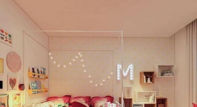 Enfeites para quarto feminino cor de rosa