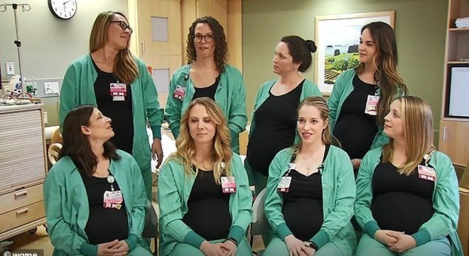 enfermeiras gravidas maternidade