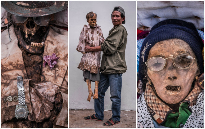 Alguns povos possuem rituais um tanto esquisitos quando comparados aos nossos. O povo Toraja, que habita uma regiÃƒÂ£o montanhosa da IndonÃƒÂ©sia, ÃƒÂ© um deles. Anualmente, eles tiram um dia para cuidar visualmente dos mortos, lhes dÃƒÂ£o comida, cigarros e trocam as roupas. Tudo na mais absoluta normalidade. O fotÃƒÂ³grafo Claudio Sieber registrou a mais recente ediÃƒÂ§ÃƒÂ£o do festivalATENÃƒÂ‡ÃƒÂƒO: IMAGENS FORTES A SEGUIR