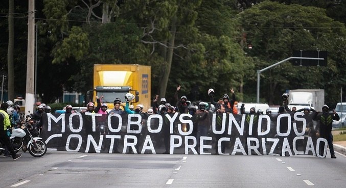 Entregadores relatam desamparo após contraírem covid-19