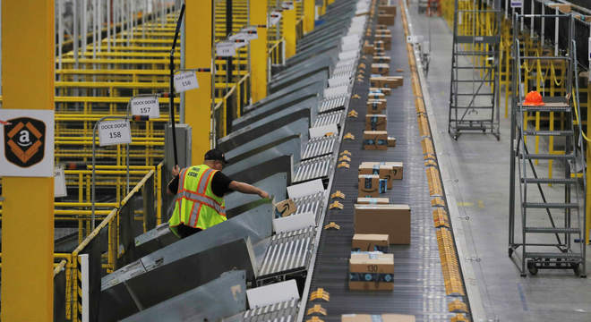 Centro de distibuição da Amazon em Robbinsville, Nova Jersey (EUA)