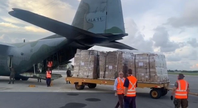 Equipamentos foram transportados para Manaus, no Amazonas