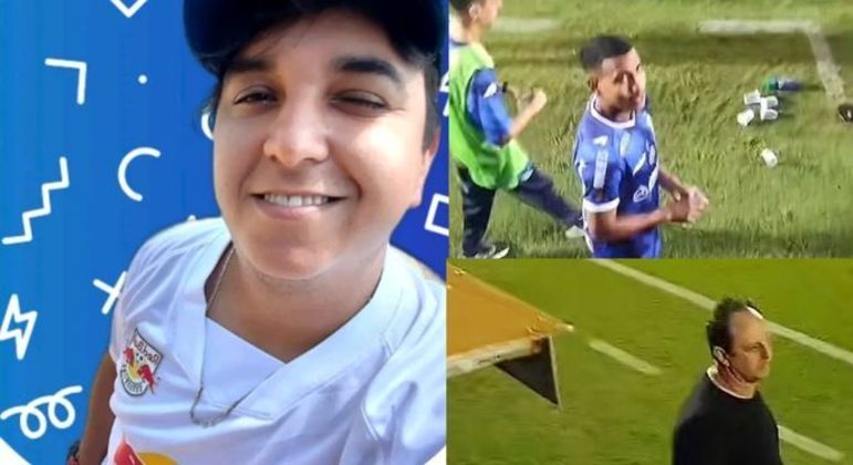 Eric é torcedor fanático do Red Bull Bragantino, do interior de São Paulo
