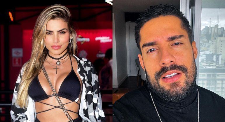 Erika Schneider e Bil Araújo estão sofrendo ataques nas redes sociais após o fim do namoro