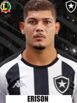 Erison - 7,5 - Perdeu uma boa chance na cara do gol, mas logo em seguida se redimiu. Com um belo chute no ângulo, o atacante voltou a marcar após cinco jogos e colocou o Botafogo na frente no placar.