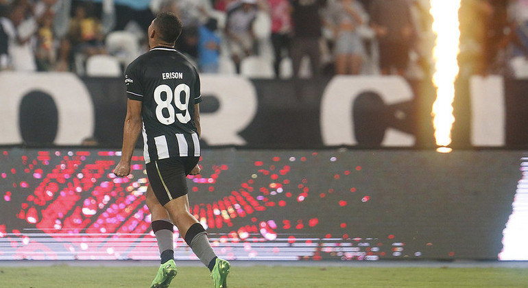 Erison tem 15 gols na temporada e é o artilheiro do Botafogo