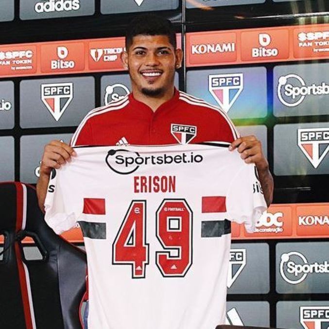 Erison é apresentado no São Paulo