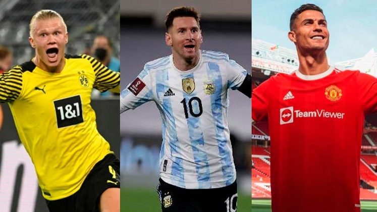 Haaland, Mbappé e Messi são finalistas do prêmio The Best - Esportes - R7  Futebol