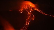 Imagens espetaculares mostram tamanho da erupção do vulcão Etna