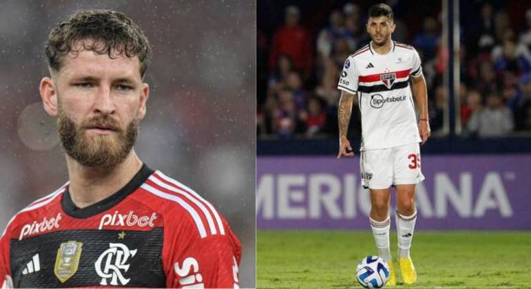 Léo Pereira x BeraldoÓtimo no jogo aéreo, o zagueiro flamenguista de 27 anos é dono da posição e, com mais acertos do que erros, traz segurança à meta rubro-negra. Já Beraldo é uma das gratas surpresas vindas de Cotia e, aos 19 anos, furou a fila e é titular da equipe desde o começo do ano e uma das grandes revelações do futebol brasileiro