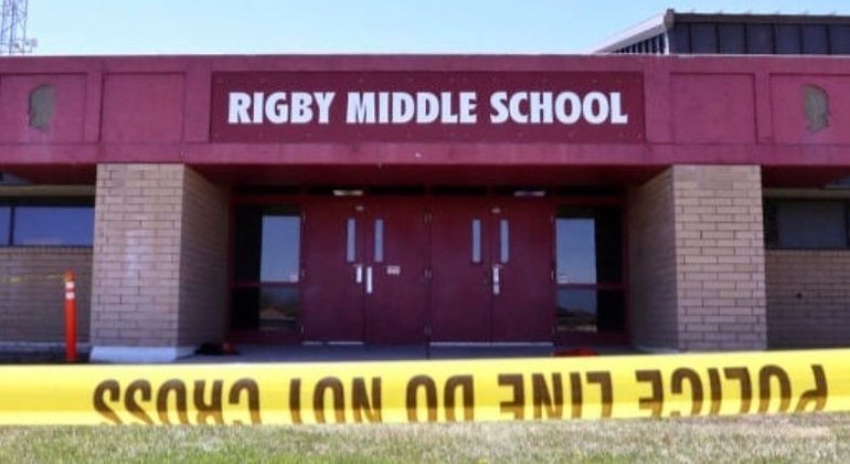 Incidente aconteceu na Rigby Middle School, perto de Idaho Falls (EUA)
