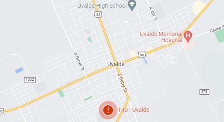 Escola primária de Uvalde fica a poucas quadras do Hospital Memorial Uvalde
