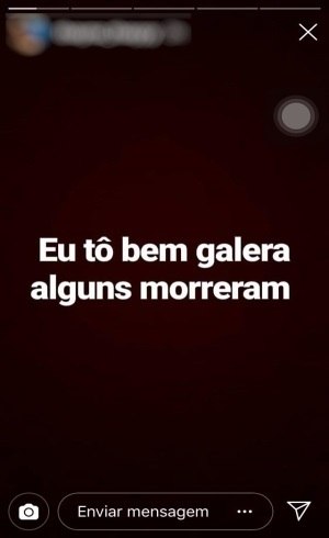 Post de aluna que sobreviveu a massacre na escola de Suzano