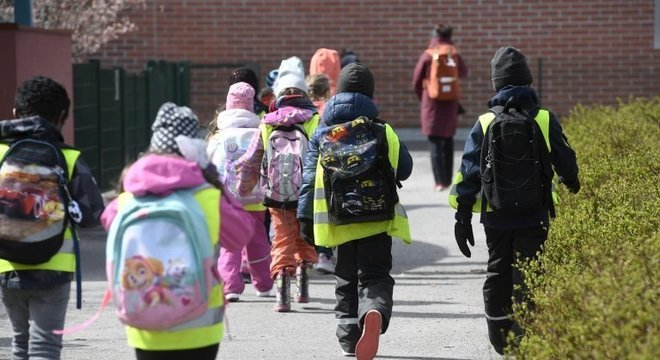 Escolas finlandesas retomaram aulas depois de terem fechado por causa da pandemia