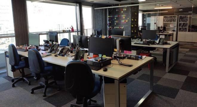 Escritório da empresa Topdesk, em São Paulo. Empresa vai ampliar o home office