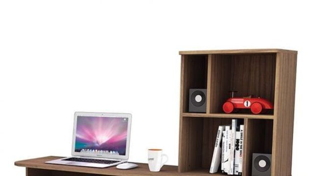 escrivaninha suspensa - escrivaninha com estante