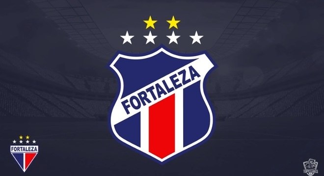 Escudo do Fortaleza com o formato do escudo do Cear
