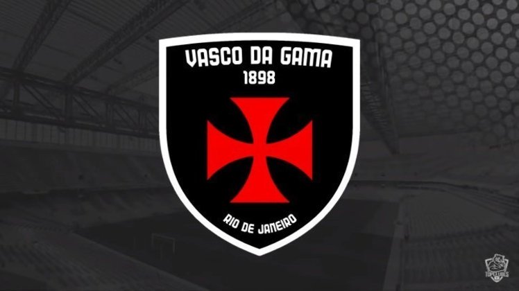 Escudo do Vasco da Gama com as características do West Ham.