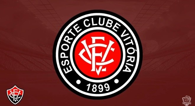 Escudo do Vitria com o formato do escudo do Bahia
