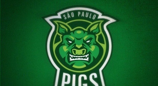 Escudos dos clubes brasileiros no estilo NFL. Arte: Samir Taiar