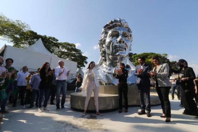 escultura Ayrton Senna, Interlagos, GP do Brasil 2022,