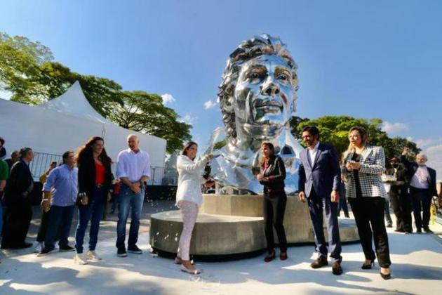 escultura Ayrton Senna, Interlagos, GP do Brasil 2022,