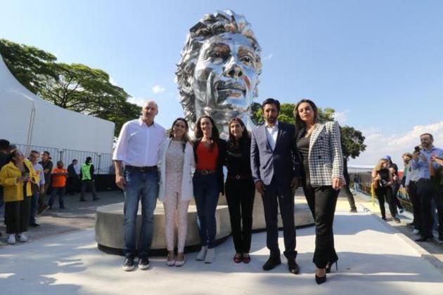 escultura Ayrton Senna, Interlagos, GP do Brasil 2022,