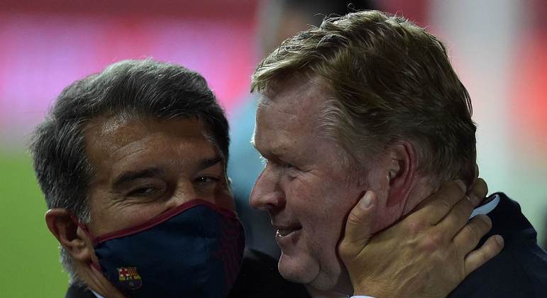 ESFRIOU - Ronald Koeman seguirá no Barcelona. Pelo menos é o que garante o presidente do clube catalão, Joan Laporta, que afirmou que o treinador holandês não será demitido, independente do resultado do jogo dos blaugranas com o Cádiz, nesta quinta-feira. Muito pressionado no comando técnico, Ronald Koeman vive dias complicados à frente do Barcelona, que enfrenta grave crise fora das quatro linhas. E nesta quinta, antes do duelo contra o time da Andaluzia, o mandatário do Barça falou à imprensa espanhola sobre o tema.