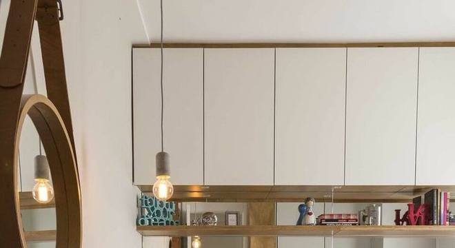 espelho adnet - espelho redondo e bancada verde 