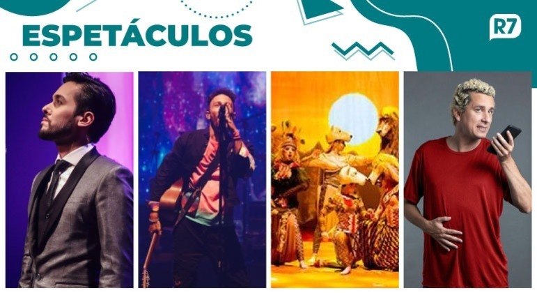 Espetáculos acontecem nesta sexta, sábado e domingo, no DF
