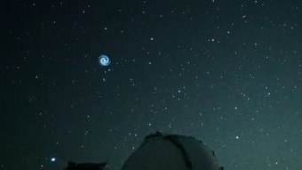 Blue spiral in the sky intrigues observers, but scientists explain the enigmatic phenomenon – News