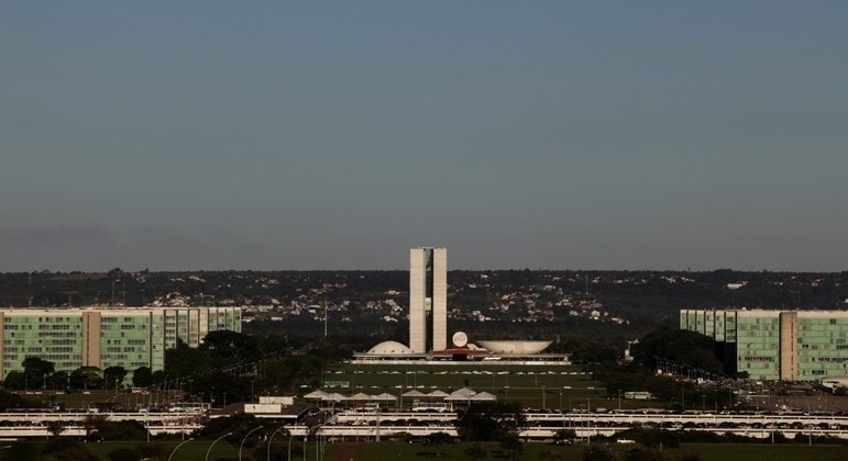 Esplanada dos Ministérios, em Brasília