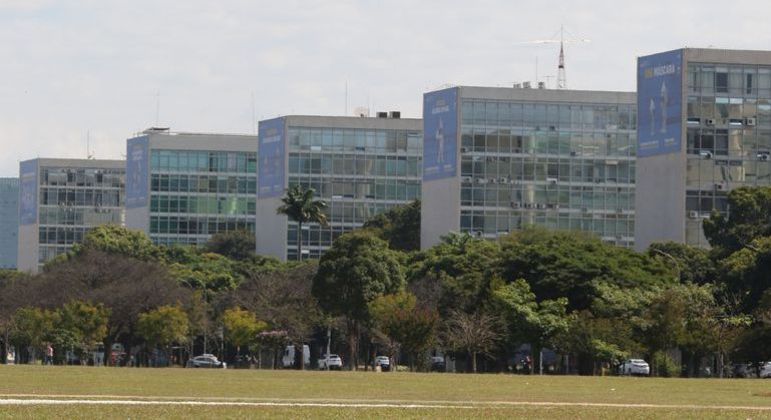 Esplanada dos Ministérios, em Brasília