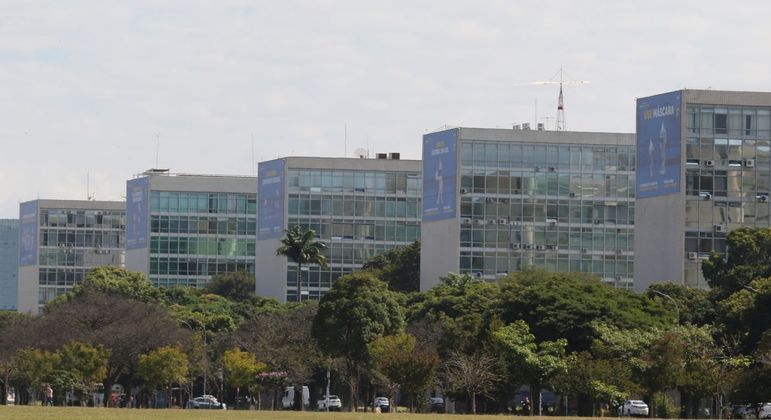 Esplanada dos Ministérios, em Brasília (DF)
