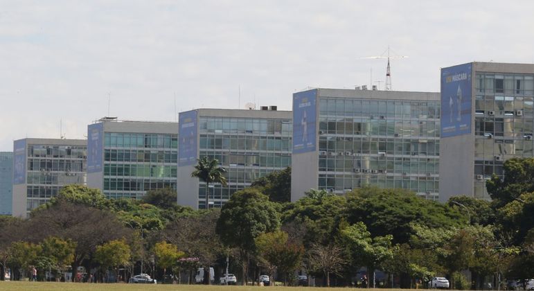 Esplanada dos Ministérios, em Brasília