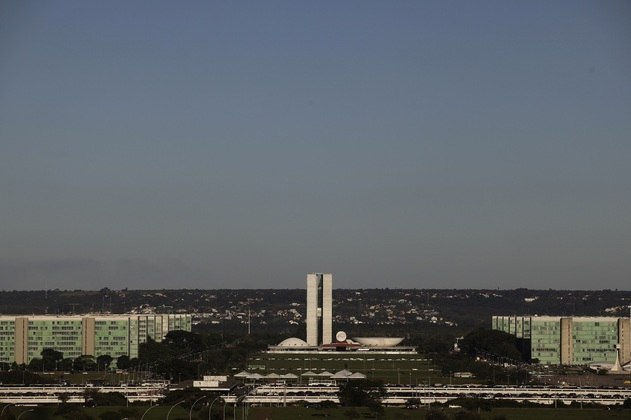 Brasília - Esplanada dos Ministérios com o Congresso Nacional ao fundo. Reuters/Ricardo Moraes - 07/04/2010