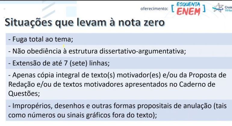 Cinco situações que devem ser evitadas