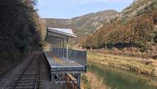 A estranha estação de trem no Japão que não tem entrada e saída
