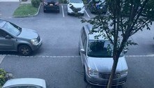 Morador se irrita com vizinha que estaciona de forma estratégica para impedi-lo de parar na vaga