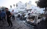 12º dia — O número de mortes na guerra entre Israel eos terroristas do Hamas chegou a 5.100. Segundo o Ministério da Saúde daPalestina, 3.785 pessoas morreram na Faixa de Gaza. No lado israelense, foramcontabilizadas 1.400 mortes